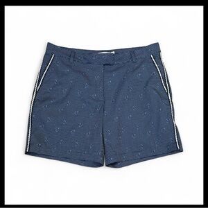 Lady Hagen Navy Geometric Golf Shorts